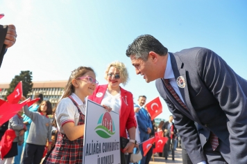 23 Nisan Ulusal Egemenlik Çocuk Bayramı Aliağa’da Coşkuyla Kutlandı Galeri