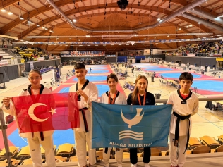 Aliağa’dan Uluslararası Taekwondo Başarısı Galeri