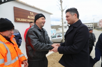 Aliağa’da Kalabak Mahallesi Doğal Gaza Kavuşuyor Galeri