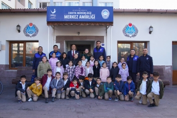 Aliağa Belediyesi Zabıta Müdürlüğü Minik Misafirlerini Ağırladı Galeri