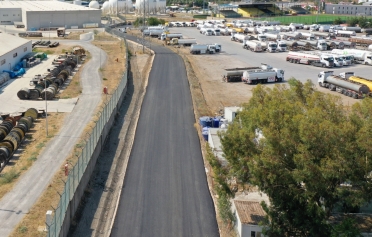 Tanker Garajı Yoluna Bin 100 Ton Asfalt Serildi Galeri