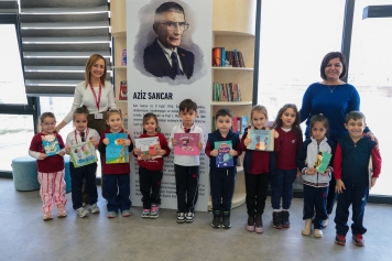 Aliağa’da Kütüphane Haftasında Öğrenciler Aziz Sancar Kütüphanesi’nde Buluştu Galeri