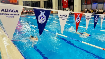 Aliağalı Minik Yüzücü ve Taekwondoculara Başarı Belgesi Galeri