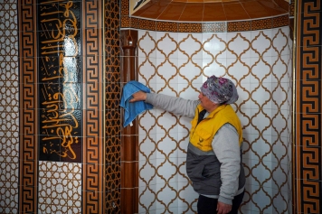 Aliağa’da Ramazan Öncesi İbadethane Temizliği Galeri