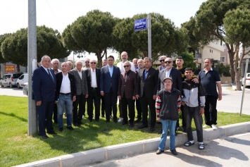 ŞAKRAN’DA AHDE VEFA: ESKİ BAŞKANLAR REFİK ERTEM VE ZEKİ ŞEN’İN İSİMLERİ CADDELERE VERİLD Galeri