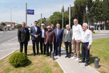 ŞAKRAN’DA AHDE VEFA: ESKİ BAŞKANLAR REFİK ERTEM VE ZEKİ ŞEN’İN İSİMLERİ CADDELERE VERİLD Galeri