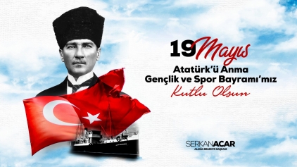 Atatürk'ü Anma, Gençlik ve Spor Bayramı Aliağa’da Kutlandı Galeri
