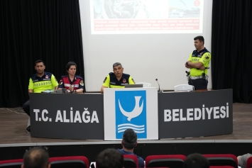 Aliağa Belediyesi’nde Güvenli Sürüş ve Şiddetle Mücadele Eğitimi Galeri