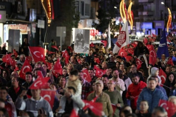 Binlerce Aliağalı Cumhuriyet Kortejinde Buluştu Galeri