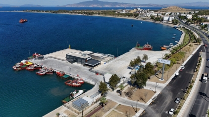 Aliaport Deniz Yolcu İskelesi Hizmete Hazır Galeri