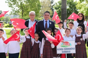 23 Nisan Ulusal Egemenlik Çocuk Bayramı Aliağa’da Coşkuyla Kutlandı Galeri