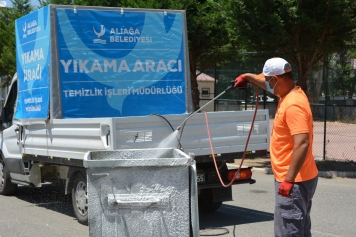 Aliağa’da Çevre Temizliği Tüm Hızıyla Sürüyor Galeri