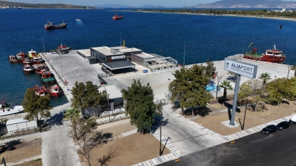 Aliaport Deniz Yolcu İskelesi Hizmete Hazır Galeri