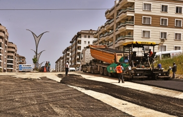 Asfalt çalışmaları Siteler Mahallesinde sürüyor. Sırada Yeni Mahalle var Galeri