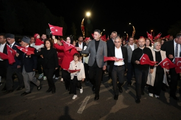 Binlerce Aliağalı Cumhuriyet Kortejinde Buluştu Galeri