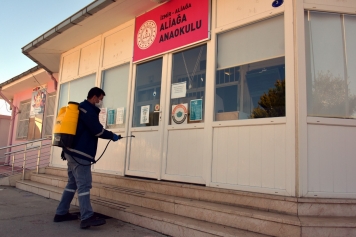 Okullarda Dezenfekte Çalışmaları Devam Ediyor Galeri