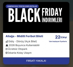 Aliağa- Midilli Seferleri İçin Özel Kasım Ayı Fırsatları Başladı Galeri