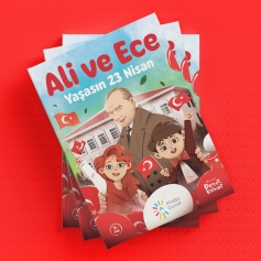 Aliağa Belediyesi’nden Çocuklara 23 Nisan Armağanı “Ali ve Ece – Yaşasın 23 Nisan” Yayımlandı Galeri