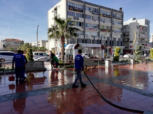 Aliağa Belediyesi Sağlıklı Bir Bayram İçin Seferber Oldu Galeri