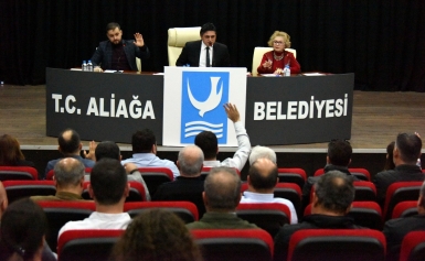 Aliağa Belediyesi Ocak Ayı Olağan Meclisi Toplandı. Galeri