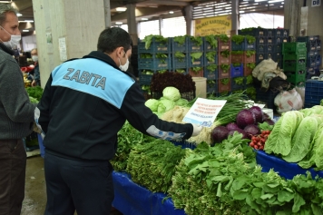 ALİAĞA BELEDİYESİ’NDEN PAZAR YERİNDE SIKI DENETİM Galeri
