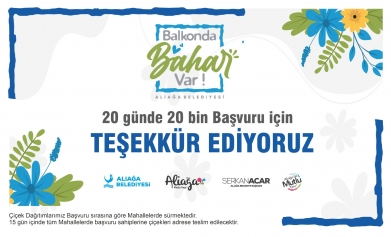  Aliağa’da Rekor Başvuru: 20 Bin Başvuru, 40 Bin Çiçek! Galeri