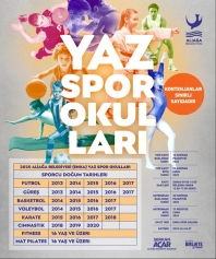 Aliağa Belediyesi Yaz Spor Okulları Kayıtları Başlıyor Galeri