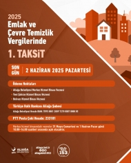 Aliağa Belediyesi’nden Vergi Hatırlatması Galeri