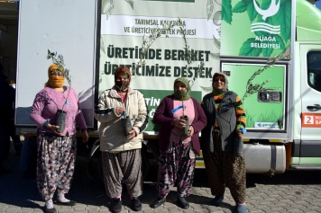 Aliağa Belediyesi’nin Üreticiye Destek Projesi Sürüyor Galeri