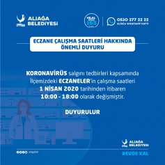 ECZANELERİN ÇALIŞMA SAATLERİNDE DEĞİŞİKLİK Galeri