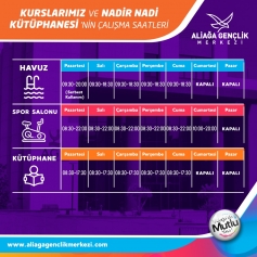 Gençlik Merkezi ve Kütüphane’nin Yeni Çalışma Saatleri Galeri