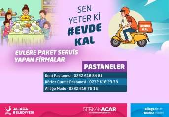 ALİAĞA’DA EVE PAKET SERVİSİ YAPAN İŞLETMELER Galeri