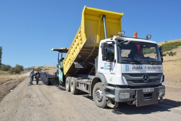 Yeni Mahalle’de Sıcak Asfalt Serimi Devam Ediyor  Galeri