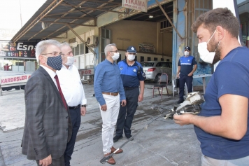 Aliağa’da Eşzamanlı Kovid19 Denetimi Galeri