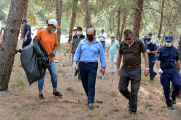 Aliağa’da Orman Temizliği Devam Ediyor Galeri