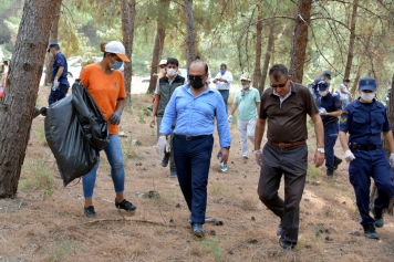 Aliağa’da Orman Temizliği Devam Ediyor Galeri