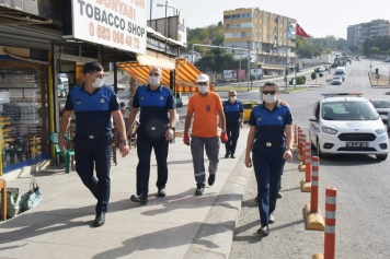 Aliağa Zabıta Ekipleri'nden Kaldırım İşgali Denetimi Galeri