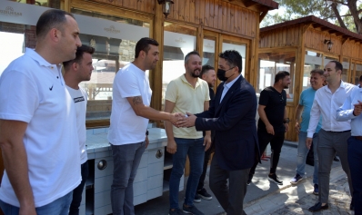 Aliağaspor FK, Çeyrek Final Öncesi Taraftarıyla Buluştu Galeri