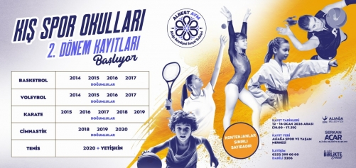 Aliağa’da Kış Spor Okulları 2. Dönem Kayıtları Başlıyor Galeri