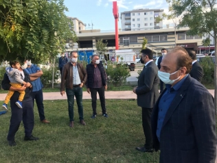 Başkan Serkan Acar, “Tüm Hemşehrilerimizin Gece Boyunca Yanındayız” Galeri