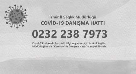 İzmir İl Sağlık Müdürlüğü’nden Covid-19 Danışma Hattı Galeri