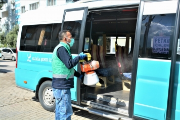 Aliağa Belediyesi Hijyen Çalışmalarına Ara Vermiyor Galeri