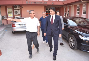  Aliağa Belediye Başkanı Serkan Acar Aliağa Devlet Hastanesi’nin Yeni Başhekimini Ziyaret Etti Galeri
