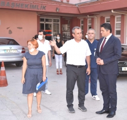  Aliağa Belediye Başkanı Serkan Acar Aliağa Devlet Hastanesi’nin Yeni Başhekimini Ziyaret Etti Galeri