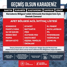 GEÇMİŞ OLSUN KARADENİZ. YARALARIMIZI HEP BİRLİKTE SARACAĞIZ Galeri