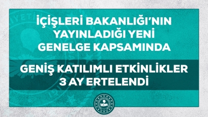 Geniş Katılımlı Etkinlikler 3 Ay Ertelendi Galeri