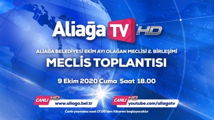 Belediye Meclisi Ekim ayı 2. Birleşimi bugün. Aliagatv’den canlı yayın Galeri