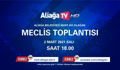 Aliağa Belediye Meclisi Toplanıyor. Aliağa TV’den canlı yayın Galeri