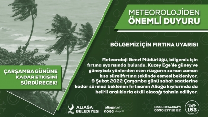 Meteorolojiden Bölgemiz İçin Fırtına Uyarısı Galeri