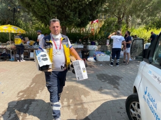 Milletin Ekibi Marmaris Yangın Bölgesinde Galeri